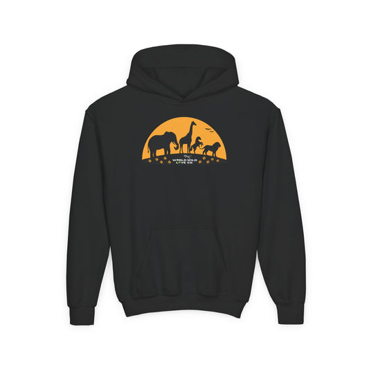 Youth Essential Heavy Blend Hooded Sweatshirt | Classic Apparel to Support Animal Welfare