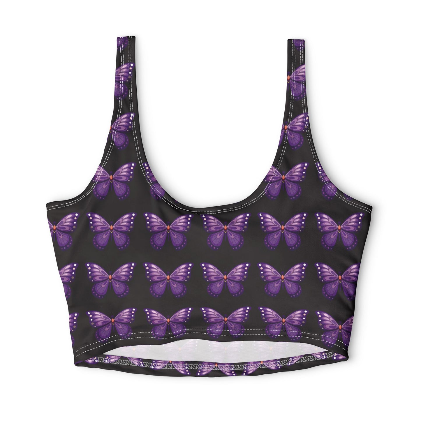 Polyester Sports Bra (AOP)