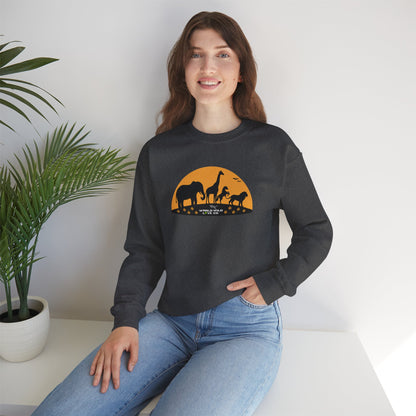 WWL Essential Unisex Crewneck Sweatshirt | Classic Eco-Friendly Sustainable Apparel to Support Animal Welfare