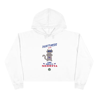Buffalo Bills "Moewfia" Women's Cropped Hoodie | Classic Eco-Friendly Apparel to Support Animal Welfare