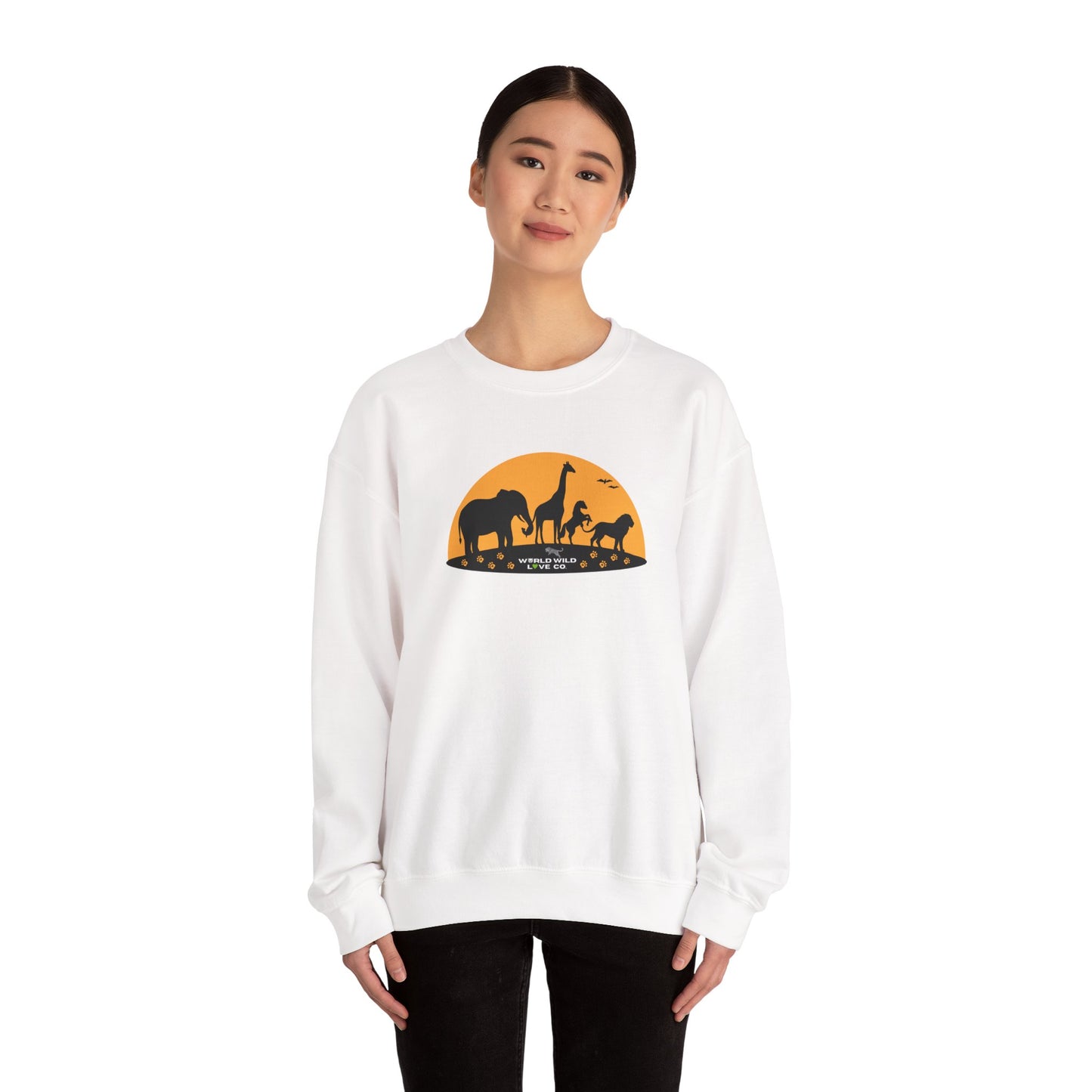 WWL Essential Unisex Crewneck Sweatshirt | Classic Eco-Friendly Sustainable Apparel to Support Animal Welfare