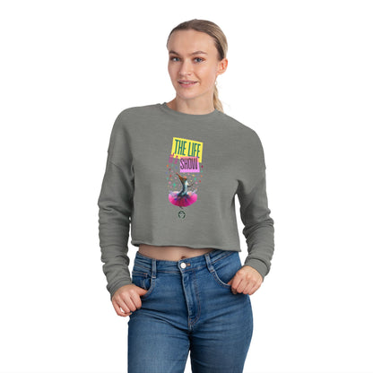 "The Life of a Show Squirrel" Cropped Crewneck | Funny Novelty Apparel that Supports Animal Welfare