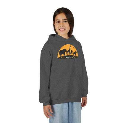 Youth Essential Heavy Blend Hooded Sweatshirt | Classic Apparel to Support Animal Welfare