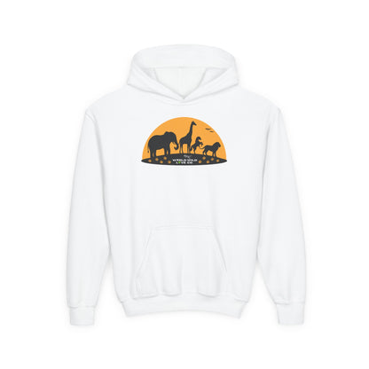 Youth Essential Heavy Blend Hooded Sweatshirt | Classic Apparel to Support Animal Welfare