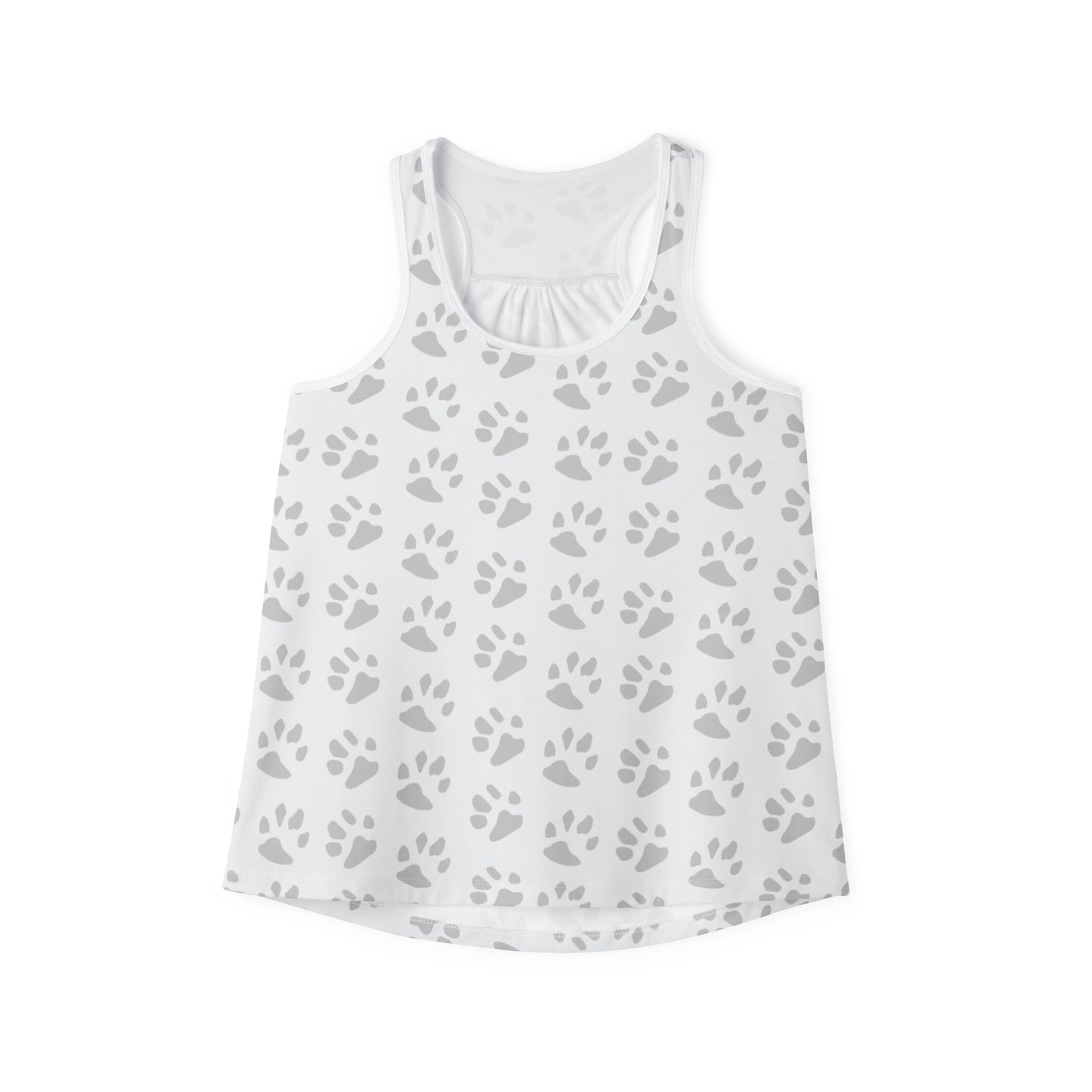 Paw Print Women's Tank Top | Cute Summer Shirt for Animal Lovers