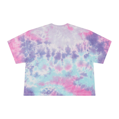 Animal Themed Women's Tie-Dye Crop Tee | Eco-Friendly Boho Style that Supports Animal Welfare