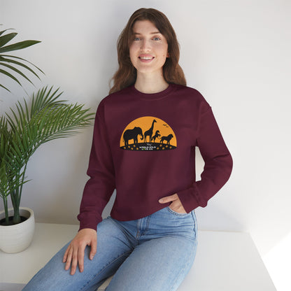 WWL Essential Unisex Crewneck Sweatshirt | Classic Eco-Friendly Sustainable Apparel to Support Animal Welfare