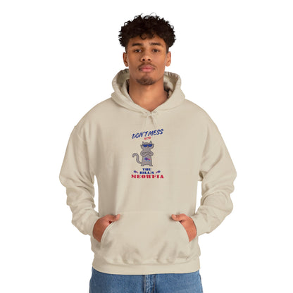 Buffalo Bills "Meowfia" Unisex Hoodie  | Fun Classic Eco-Friendly Apparel that Supports Animal Welfare