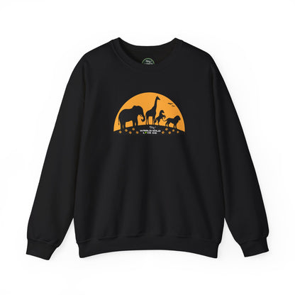 WWL Essential Unisex Crewneck Sweatshirt | Classic Eco-Friendly Sustainable Apparel to Support Animal Welfare