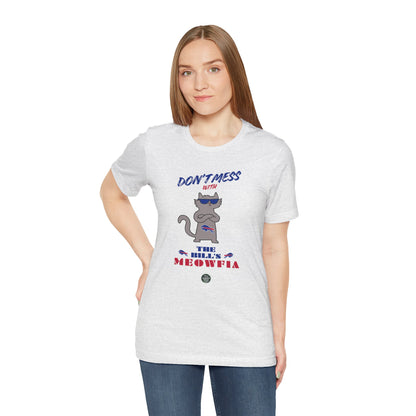 Buffalo Bills "Meowfia" Unisex Tee | Fun Classic Apparel to Support Animal Welfare
