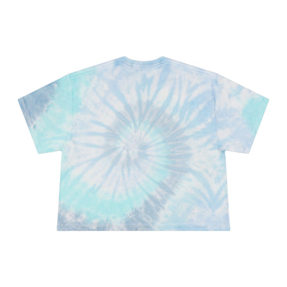 Animal Themed Women's Tie-Dye Crop Tee | Eco-Friendly Boho Style that Supports Animal Welfare