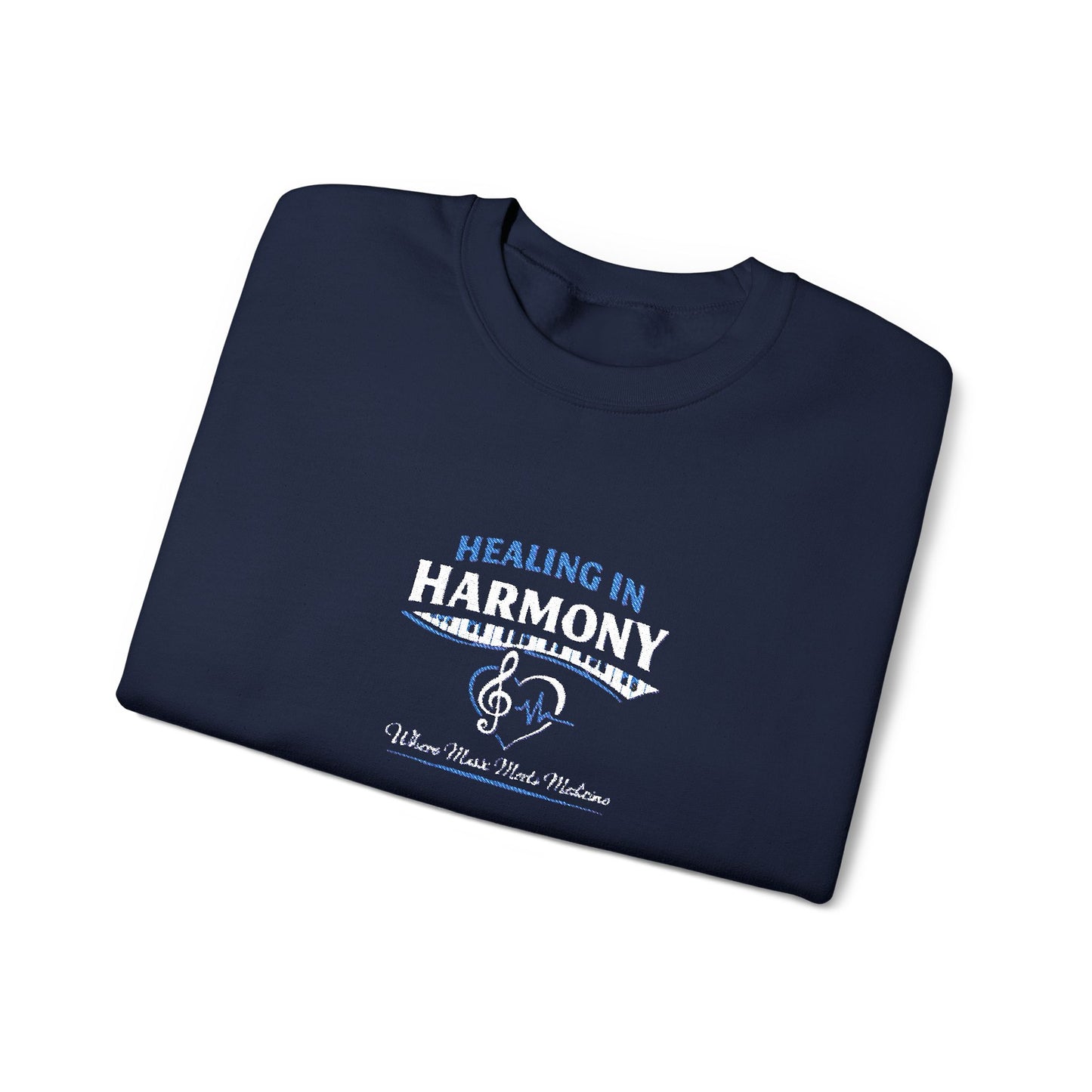 Music Meets Medicine Unisex Heavy Blend™ Crewneck Sweatshirt