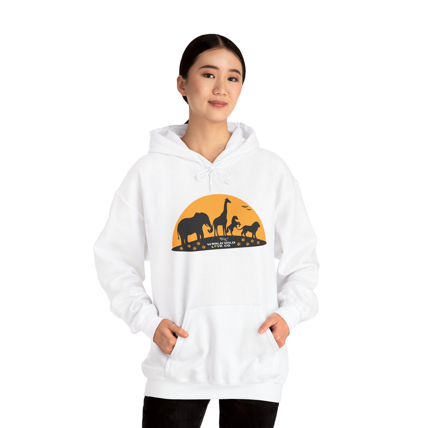 WWL Essential Unisex Hoodie  | Classic Eco-Friendly Apparel to Support Animal Welfare