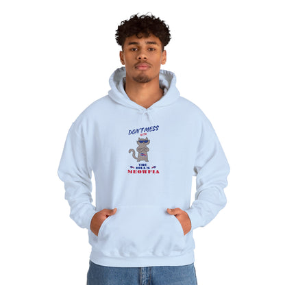 Buffalo Bills "Meowfia" Unisex Hoodie  | Fun Classic Eco-Friendly Apparel that Supports Animal Welfare
