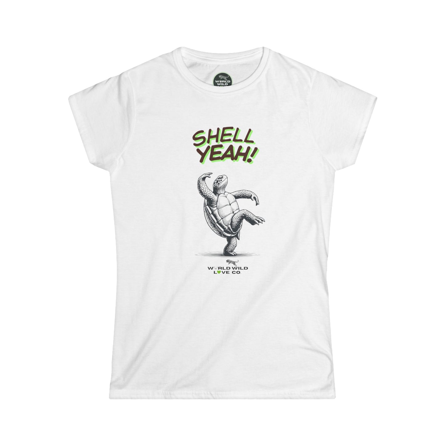 Women's Graphic Turtle Tee | Fun Novelty Animal Inspired Apparel | Shell Yeah!