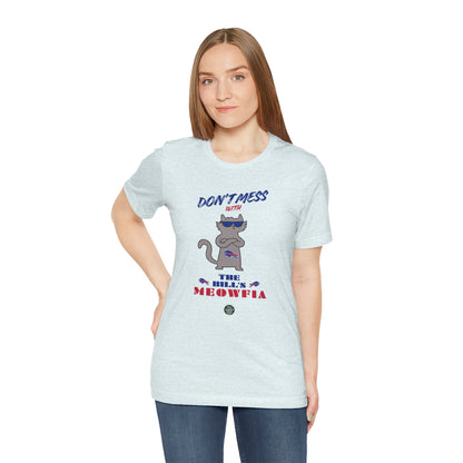 Buffalo Bills "Meowfia" Unisex Tee | Fun Classic Apparel to Support Animal Welfare