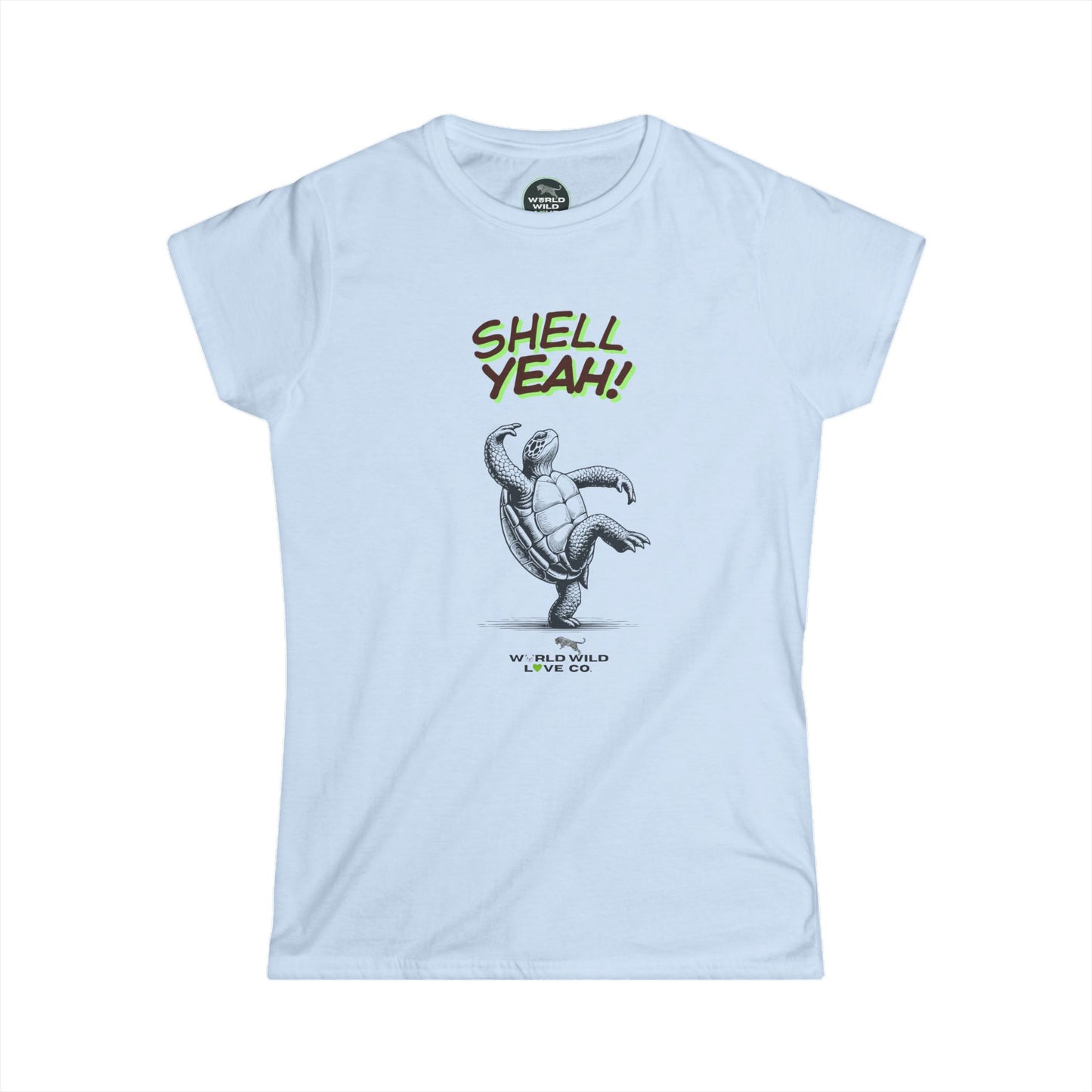 Women's Graphic Turtle Tee | Fun Novelty Animal Inspired Apparel | Shell Yeah!