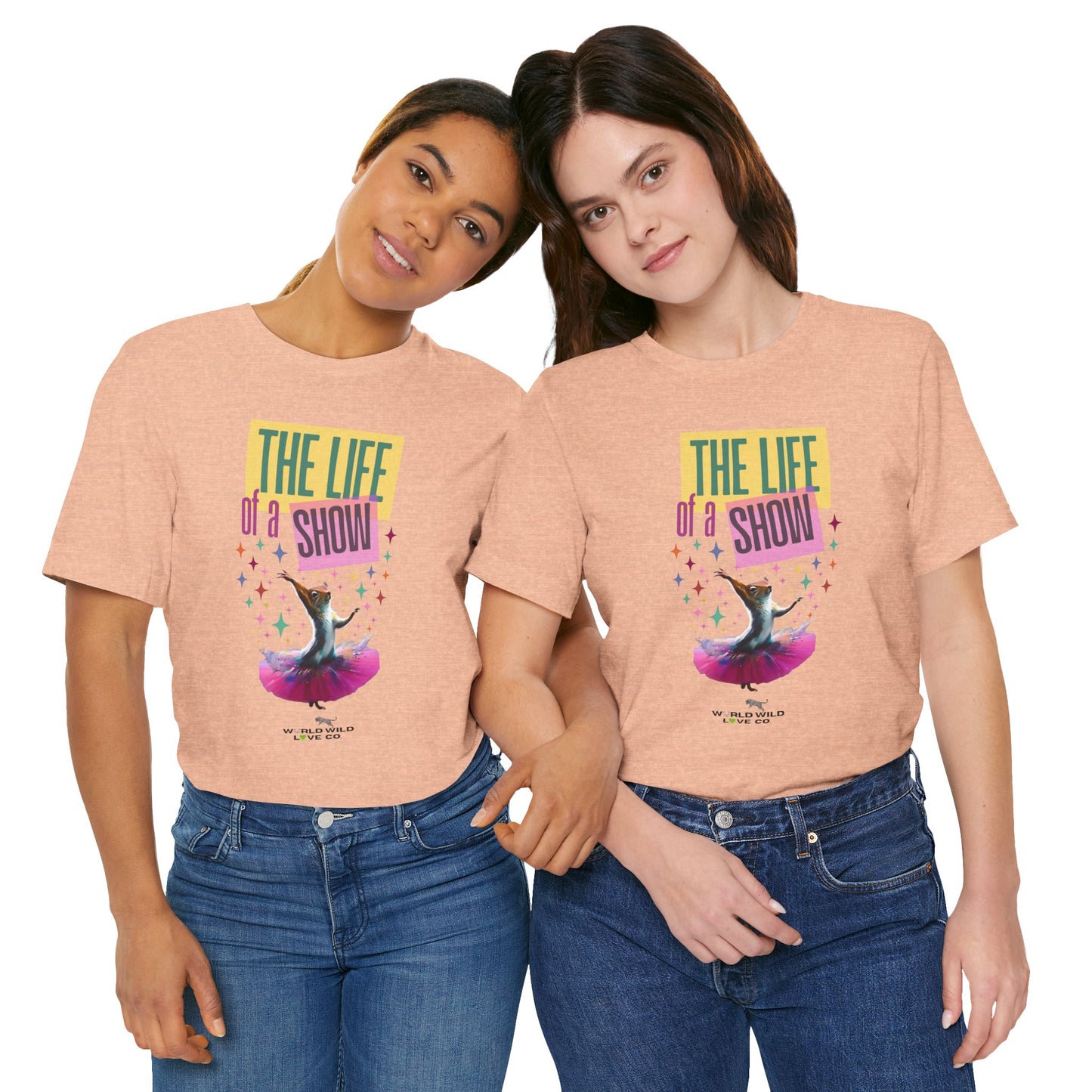 "The Life of a Show Squirrel" Graphic Tee | Funny Novelty Apparel that Supports Animal Welfare