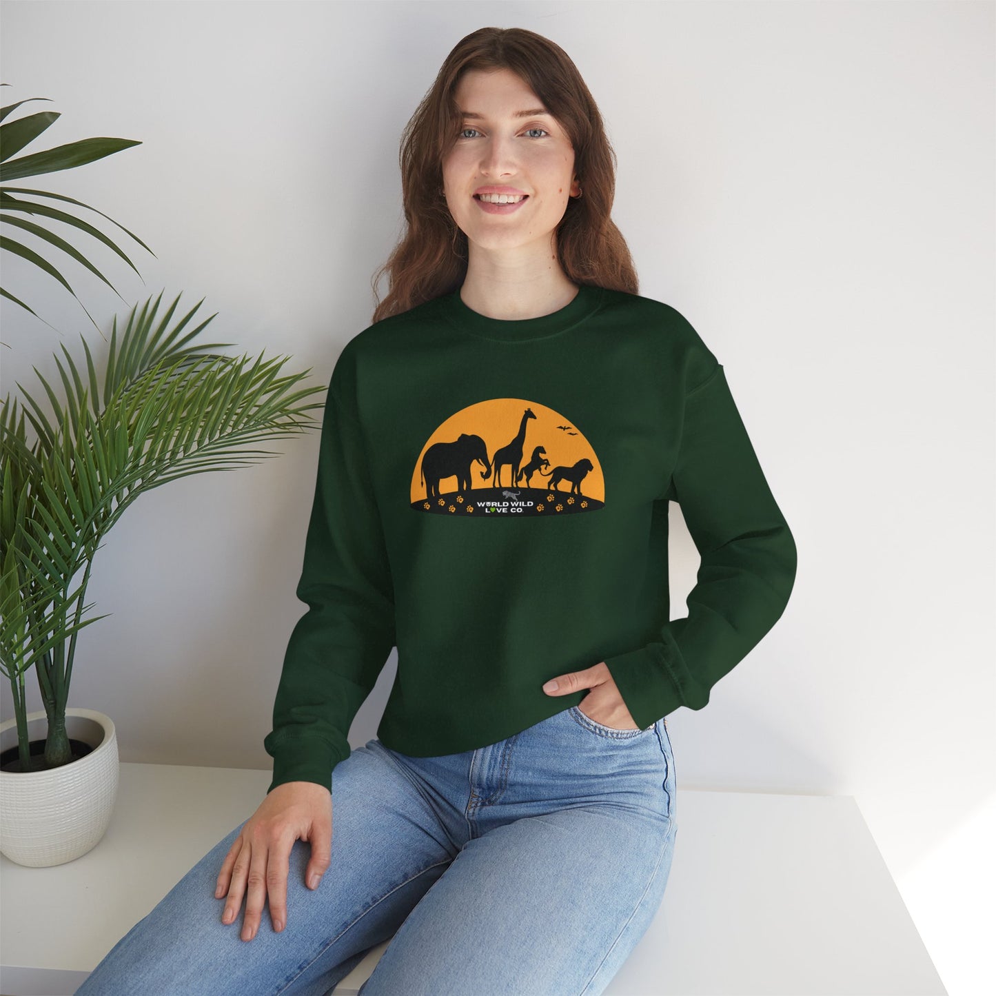 WWL Essential Unisex Crewneck Sweatshirt | Classic Eco-Friendly Sustainable Apparel to Support Animal Welfare