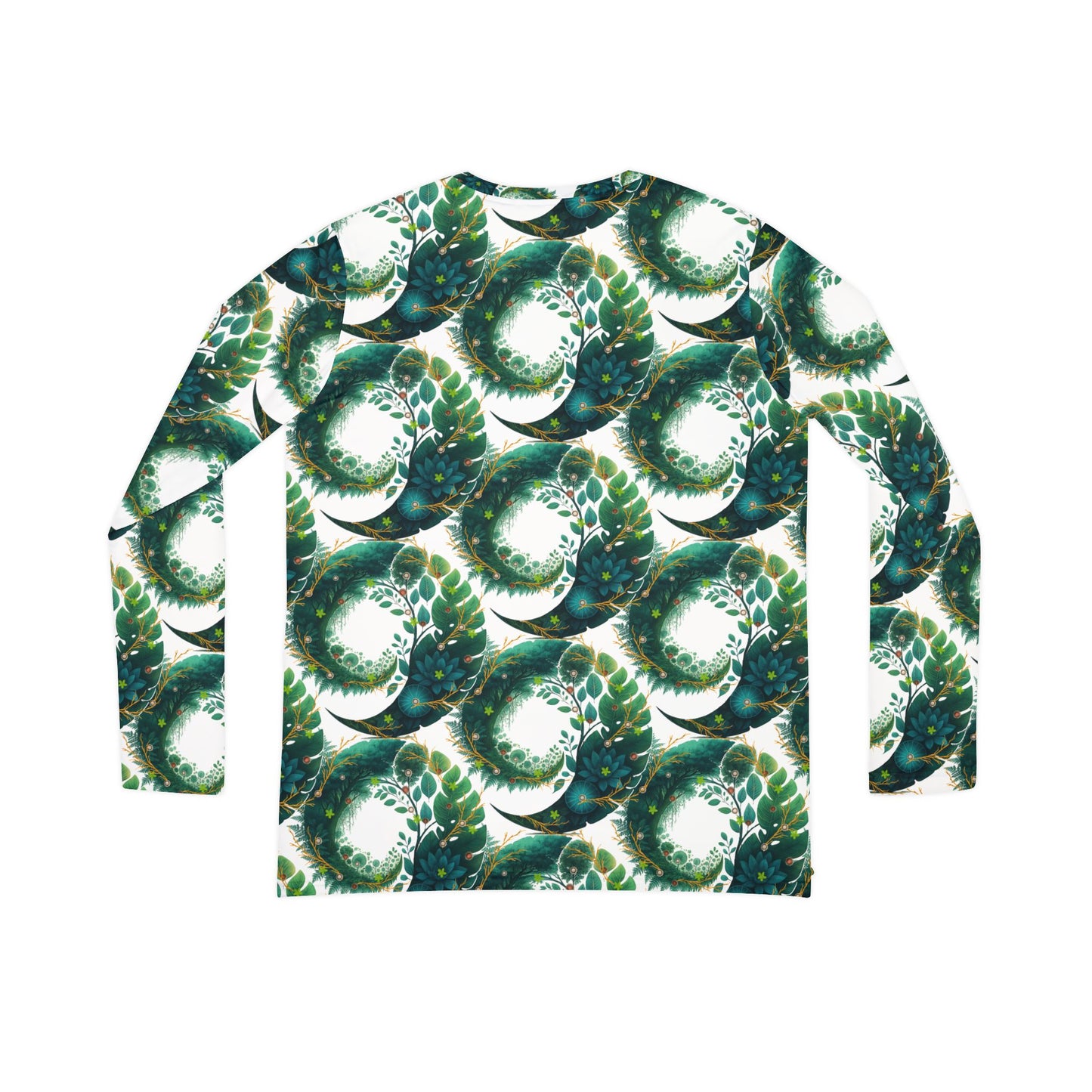 Bohemian Nature Print Long Sleeve V-Neck Shirt | Women's Eco-Friendly Floral Top that Supports Animal Welfare