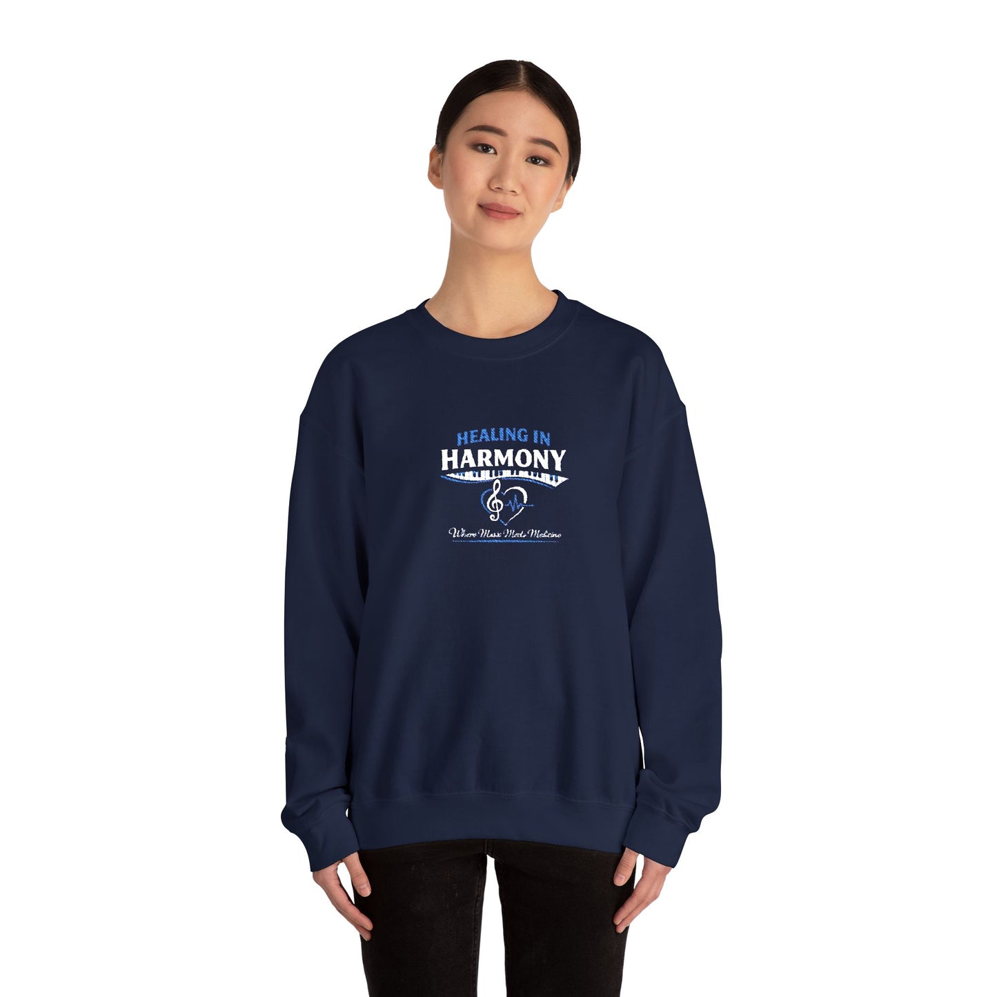 Music Meets Medicine Unisex Heavy Blend™ Crewneck Sweatshirt