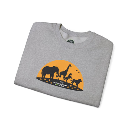 WWL Essential Unisex Crewneck Sweatshirt | Classic Eco-Friendly Sustainable Apparel to Support Animal Welfare