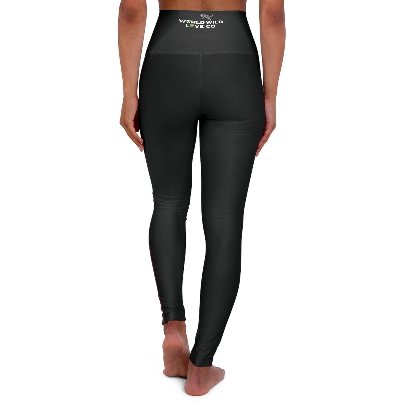 WWL Ladies High Waisted Yoga Pants |  Workout Athleisure Wear
