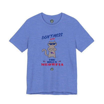 Buffalo Bills "Meowfia" Unisex Tee | Fun Classic Apparel to Support Animal Welfare