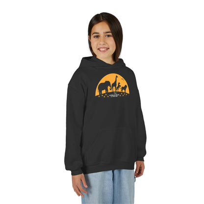 Youth Essential Heavy Blend Hooded Sweatshirt | Classic Apparel to Support Animal Welfare