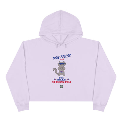 Buffalo Bills "Moewfia" Women's Cropped Hoodie | Classic Eco-Friendly Apparel to Support Animal Welfare