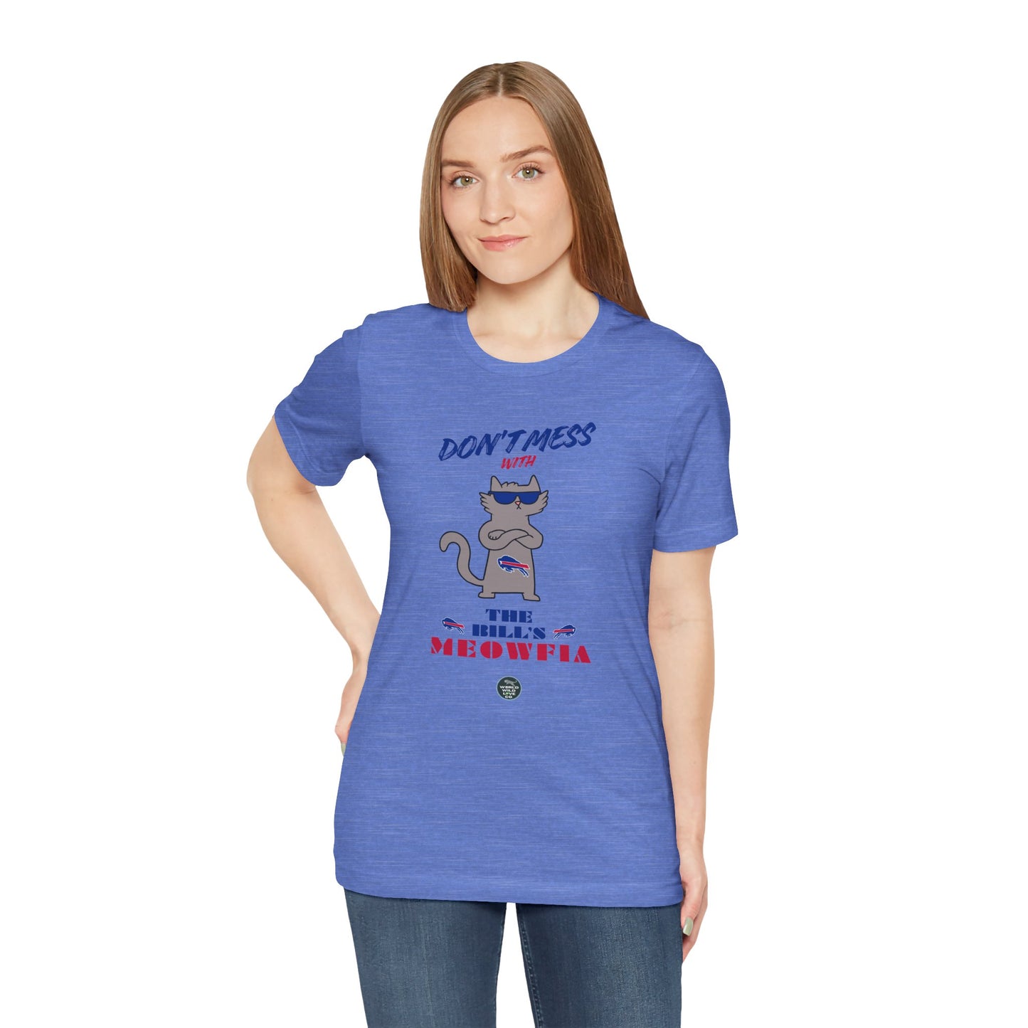Buffalo Bills "Meowfia" Unisex Tee | Fun Classic Apparel to Support Animal Welfare