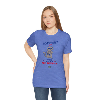Buffalo Bills "Meowfia" Unisex Tee | Fun Classic Apparel to Support Animal Welfare