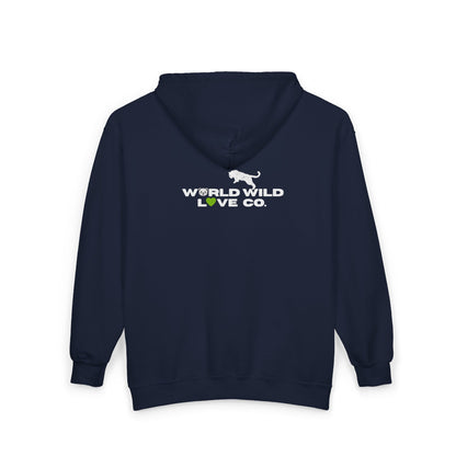 WWL Essential Unisex Zip Hoodie |  Classic Apparel to Support Animal Welfare