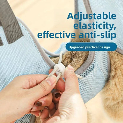 Cat Dog Grooming Nail Cutting Anti Scratch Bite Fixed Bag Bath Trimming Restraint Bag Pet Beauty Hammock Hanging Pet Supply Set