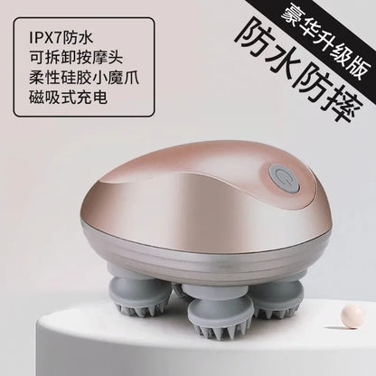 Electric Cat Head Massager Pet Grooming Tool Relaxation Device for Cats Dogs Headwear with Soothing Function