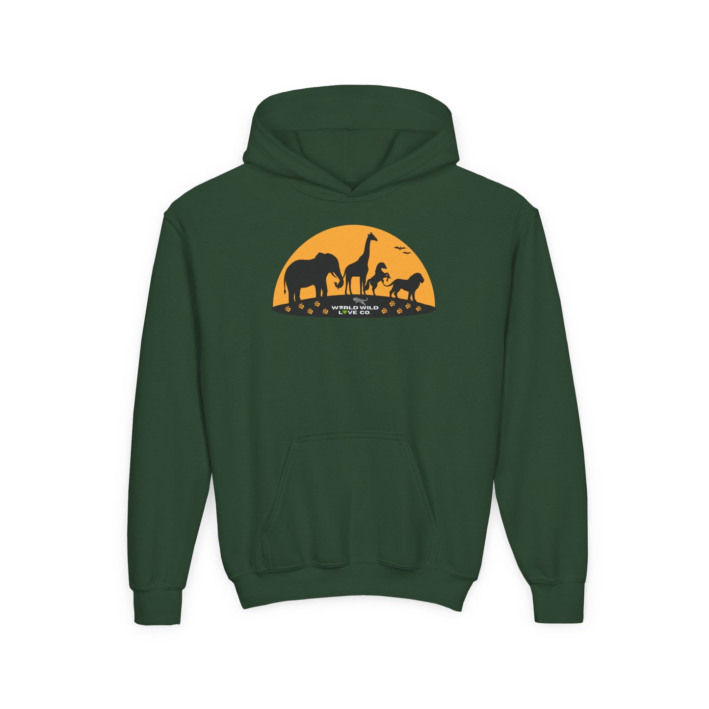 Youth Essential Heavy Blend Hooded Sweatshirt | Classic Apparel to Support Animal Welfare
