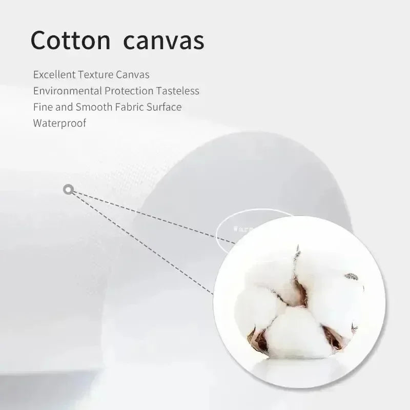 Monet Inspired Black Cat Canvas Painting | Wall Art for Cat Lovers