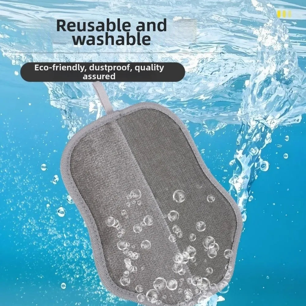 2Pcs Electrostatic Adsorption Pet Hair Remover Cute Self Cleaning Cat Hair Cleaning Glove Double-sided Cat Paw