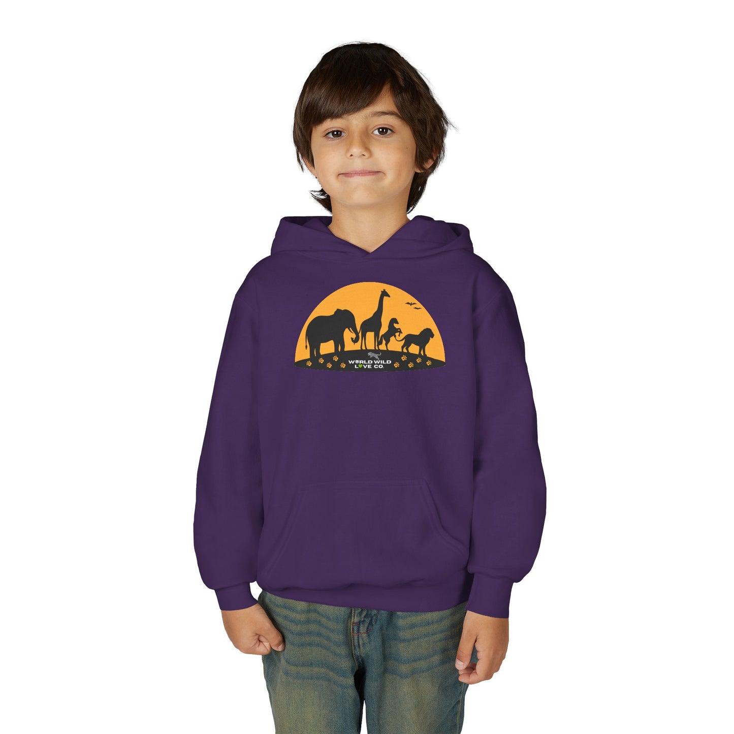 Youth Essential Heavy Blend Hooded Sweatshirt | Classic Apparel to Support Animal Welfare