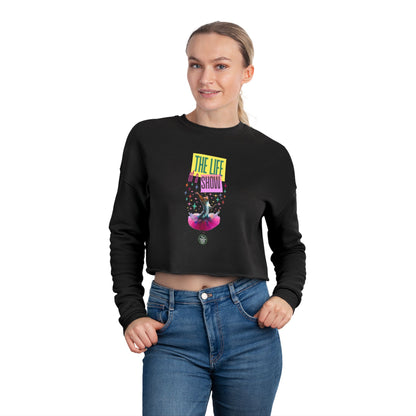 "The Life of a Show Squirrel" Cropped Crewneck | Funny Novelty Apparel that Supports Animal Welfare