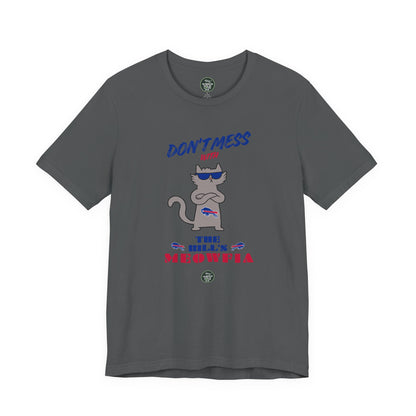 Buffalo Bills "Meowfia" Unisex Tee | Fun Classic Apparel to Support Animal Welfare