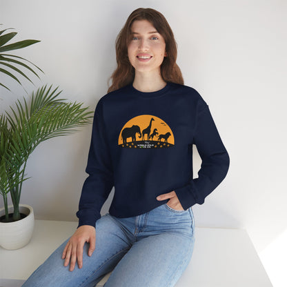WWL Essential Unisex Crewneck Sweatshirt | Classic Eco-Friendly Sustainable Apparel to Support Animal Welfare