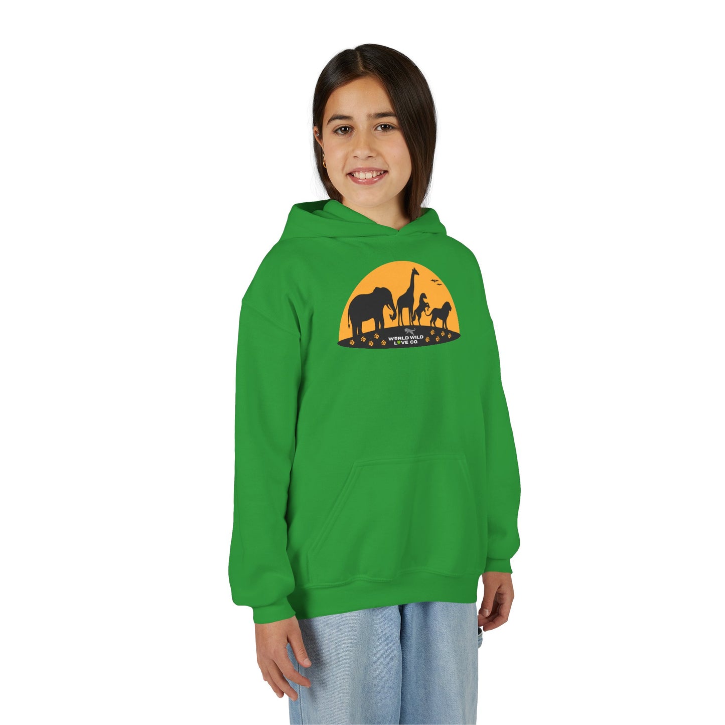 Youth Essential Heavy Blend Hooded Sweatshirt | Classic Apparel to Support Animal Welfare
