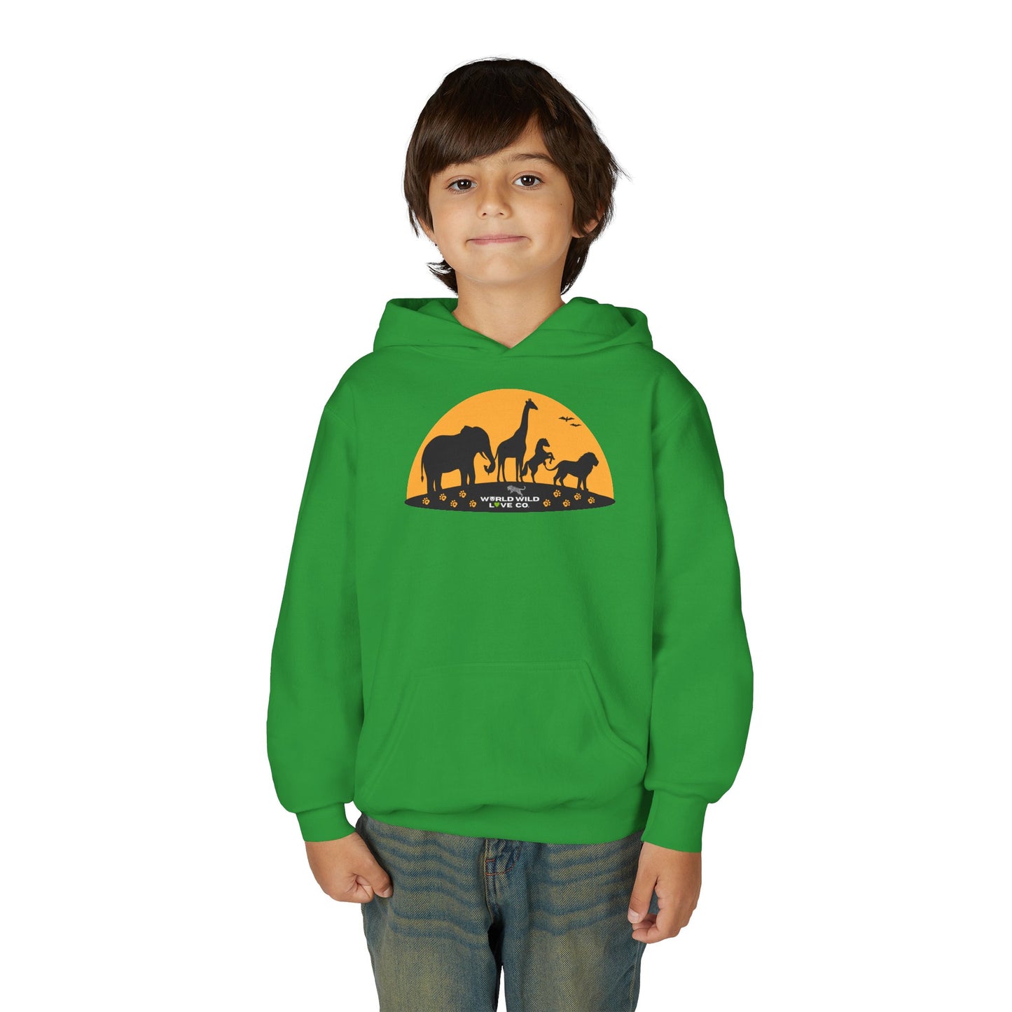 Youth Essential Heavy Blend Hooded Sweatshirt | Classic Apparel to Support Animal Welfare