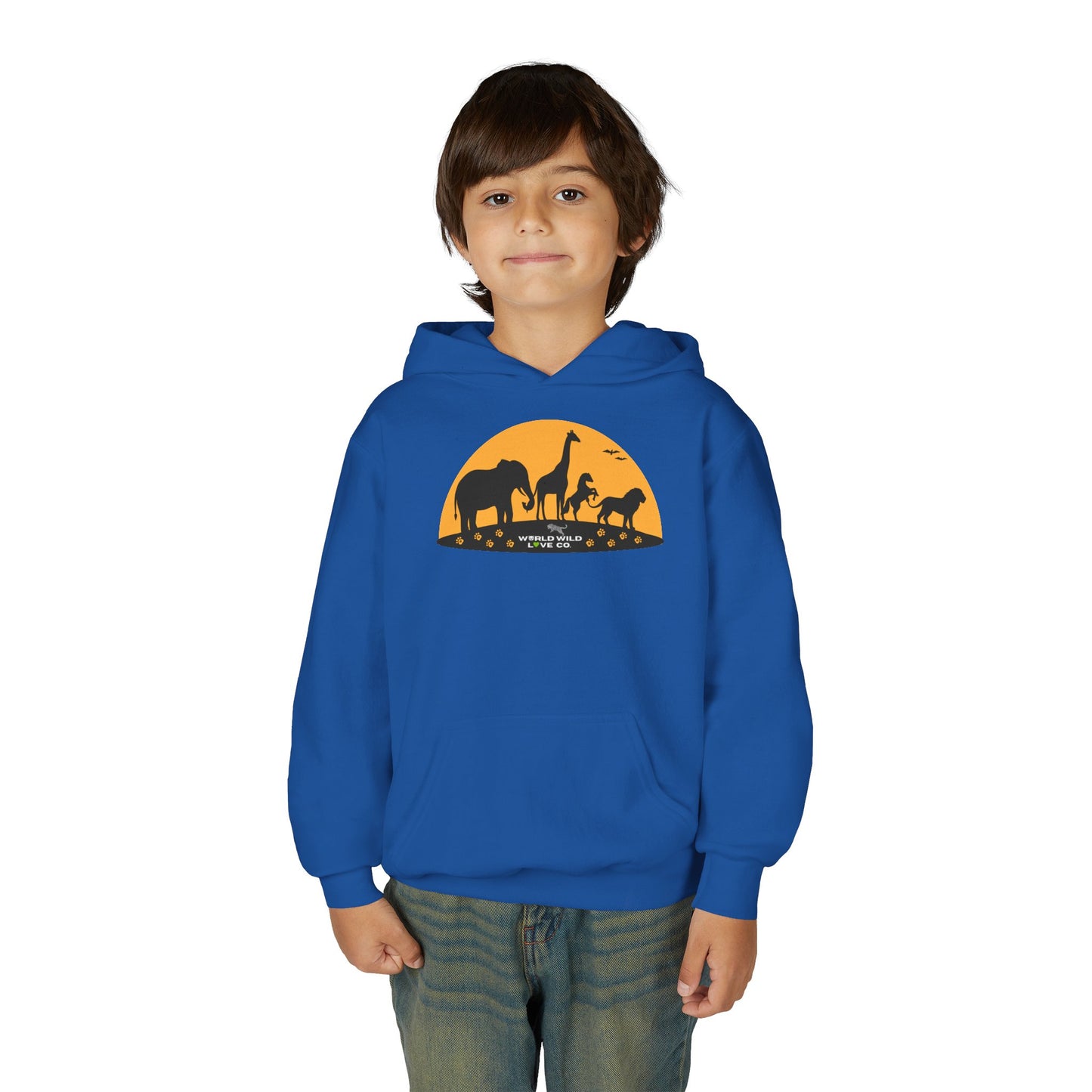 Youth Essential Heavy Blend Hooded Sweatshirt | Classic Apparel to Support Animal Welfare