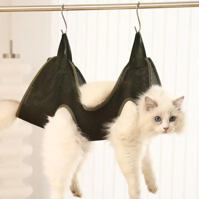 Cat Dog Grooming Nail Cutting Anti Scratch Bite Fixed Bag Bath Trimming Restraint Bag Pet Beauty Hammock Hanging Pet Supply Set
